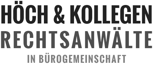 Logo HÖCH & KOLLEGEN Rechtsanwälte in Bürogemeinschaft